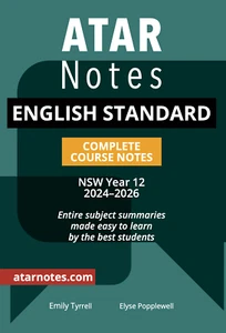 ATAR Notes Year 12 English Standard Notes (2024-2026) - Picture 1 of 10