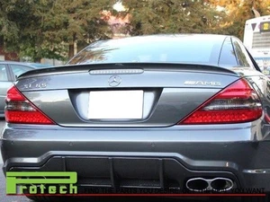 2002-2010 R230 SL500 SL600 SL63 AMG Painted OEM 755 Gray Trunk Wing Spoiler Lip - Foto 1 di 1