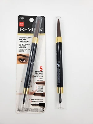 2X Revlon Colorstay Brow Creator 620 Auburn 5 Benefits in 1 Tool New - Image 1 of 4