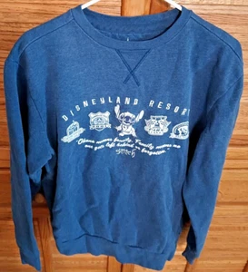 Disney Parks Disneyland Resort Stitch Adulto Mediana Sudadera Manga Larga Camisa - Imagen 1 de 5