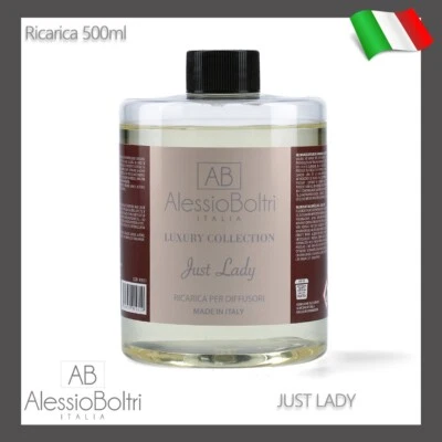 RICARICA PROFUMO AMBIENTE CASA PER DIFFUSORI BASTONCINI 500ML JUST LADY - Immagine 1 di 3