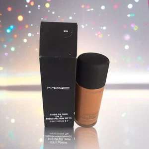 MAC Studio Fix Fluid Foundation Makeup SPF 15 - Shade: NC50 - 1 fl oz/30ml boxed - Picture 1 of 11