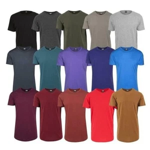 Urban Classics Shaped Long Tee Men's T-Shirt Extra Long Basic Oversize Tall - Picture 1 of 289
