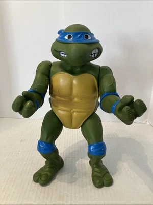 GIANT LEONARDO Vintage TMNT Ninja Turtles 13" Action Figure 1989 Mirage Playmate - Image 1 of 4