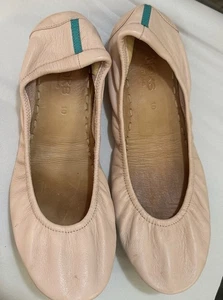 TIEKS Gavrieli Ballet Flat Women Size 10 Ballerina Pink Nude Leather - Picture 1 of 4