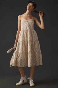 New Anthropologie Denimist Tiered Dress Size Xs - Picture 1 of 11