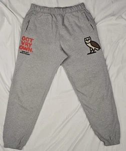 RARE!!  October’s Very Own OVO Bubble OG Owl Men's Sz L Sweatpants Fleece Pants - Bild 1 von 13