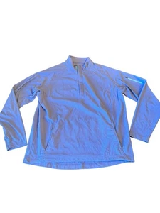 Suéter Peter Millar Para Hombre Grande Azul Cuarto Cremallera Corona Deporte Rendimiento Golf - Imagen 1 de 7