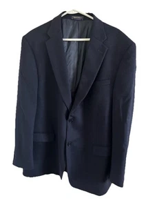 Tommy Hilfiger Zweiknopf Blazer dunkelblau Wolle, Kaschmir, Seide Gr. 46 L - Bild 1 von 9