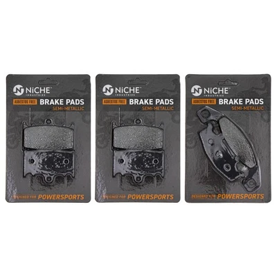 Juego de pastillas de freno NICHO para Kawasaki Ninja ZX11 43082-1123 delanteras traseras semimetálicas Foto 1 de 4