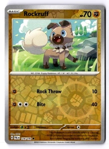 Rockruff Reverse Holo Common SV02: Paldea Evolved 116/193 NM - Picture 1 of 2