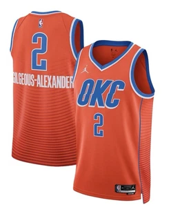 Shai Gilgeous-Alexander Jordan Brand Orange Swingman Jersey - Statement Edition - Bild 1 von 9