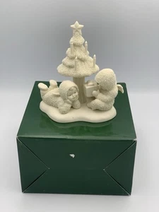 Department 56 Snowbabies “Gracias” #68857 Árbol de Navidad Niños Regalo Retirado - Imagen 1 de 9