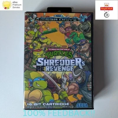 TMNT Shredder's Re Revenge Full Game English For Sega Mega Drive And Genesis - Image 1 of 4