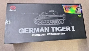 Stock USA NUOVO Heng lungo 1/16 7.0 carro armato radiocomandato tedesco Tiger I 3818 PROMOZIONE VERSON S - Foto 1 di 15