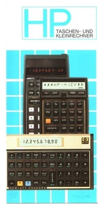 Hewlett Packard " Taschen-und Kleinrechner " / Werbe-Foulder / um 1982 - Bild 1 von 1