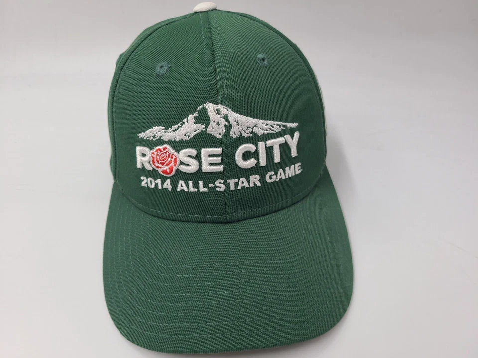 2014 Rose City All Star Game MLS Portland Adidas Snapback Hat Cap Soccer Green - Image 1 of 4