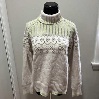 Suéter Columbia Cuello Alto Para Mujer Talla S Beige Nuevo Con Etiquetas  Foto 1 de 4