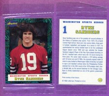 Ryne Sandberg Cubs 1992 Little Sun / Snyder's Bread Washington Sports Heroes #1