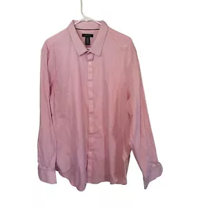 Structure slim fit pink button up shirt size XL 47-49 Easter Spring - Picture 1 of 7