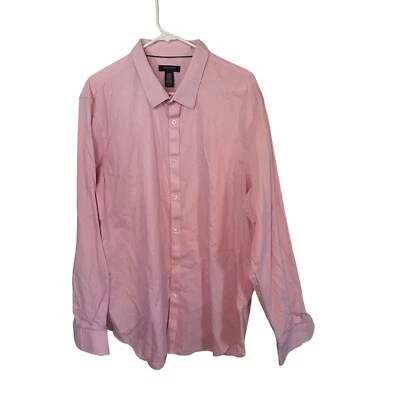 Structure slim fit pink button up shirt size XL 47-49 Easter Spring - Image 1 of 4
