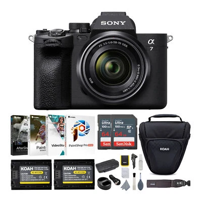 Sony Alpha 7 IV Full frame Mirrorless Interchangeable Lens Camera Bundle - Image 1 of 4