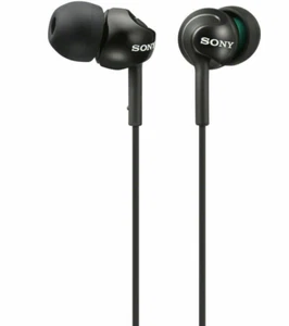 SONY MDR-EX110AP High Quality Sound Headphones (Buttons/Mic Not Working) Black R - Picture 1 of 1