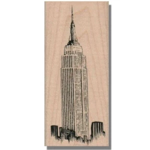 Sello de goma, Empire State Building, Nueva York, Ciudad, Viajes, Viaje EE. UU. América NY - Imagen 1 de 2