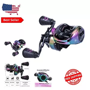 Advanced Magnetic Braking Baitcasting Reel - Perfect for All Fishing Conditions - Picture 1 of 9