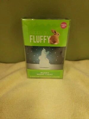 Night light, bunny,  4.5" x 2",  Blue Bunny - Image 1 of 2