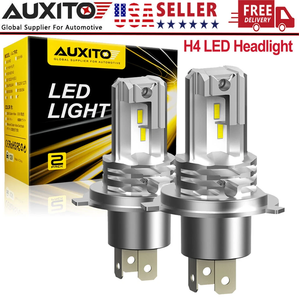 H4 9003 LED Headlight Bulbs for Honda CR-V CRV 2007-2014 Hi/Lo Beam White 6500K - Изображение 1 из 4