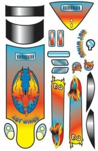 PineCar Hot Wings Template SKU: P476 NEW IN BAG NIB - Picture 1 of 5