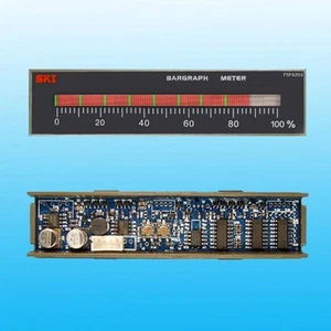 103seg LED Bargraph Panel Meter 24*96mm,0-5V Input,Red(Green),Horizontal Scale - Picture 1 of 6