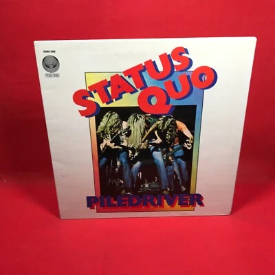 STATUS QUO Piledriver 1972 UK vinyl LP swirl vertigo Paper Plane original record - Image 1 of 4