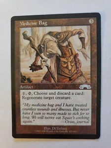 MTG Magic The Gathering Card Medicine Bag Artifact Exodus - Picture 1 of 2