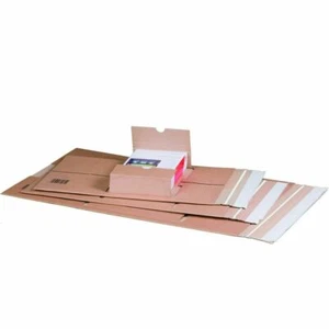 Buch Verpackung Buchkarton Karton Schachtel Wickelverpackung 4 Größen - Bild 1 von 1