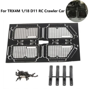 RC Metal Window Mesh Protective Nets Set for TRX4M 1/18 D11 RC Crawler Car |SEU - Picture 1 of 12