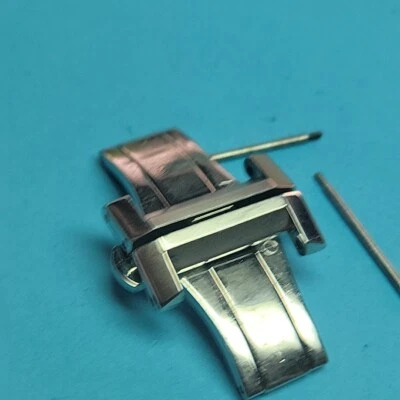 Cierre de banda plateado para estuche Movado para hombre # 84.G1.1896 y 84.G1.2896  Foto 1 de 4