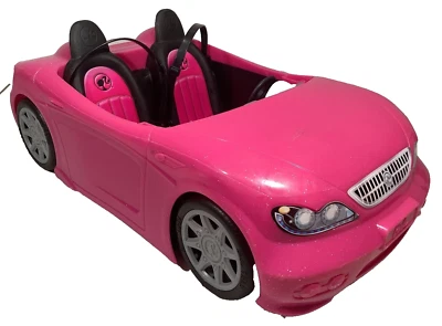 芭比粉色可转换跑车 Glam Beach 2013 美泰-状况良好!!💗 — 第 1/4 张图片