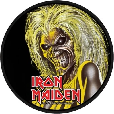 MARKENLOS Iron Maiden Essbar Musik rocken Tortenaufleger Torte Party Zuckermasse + TEXT