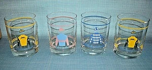 Hollywood Park Winning Colors, Alysheba, Ferdinand Whiskey Glasses Horse Racing  - Picture 1 of 5