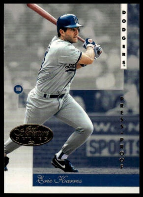 1996 Leaf Signature Series #114 Eric Karros Press Proofs золото - Изображение 1 из 2