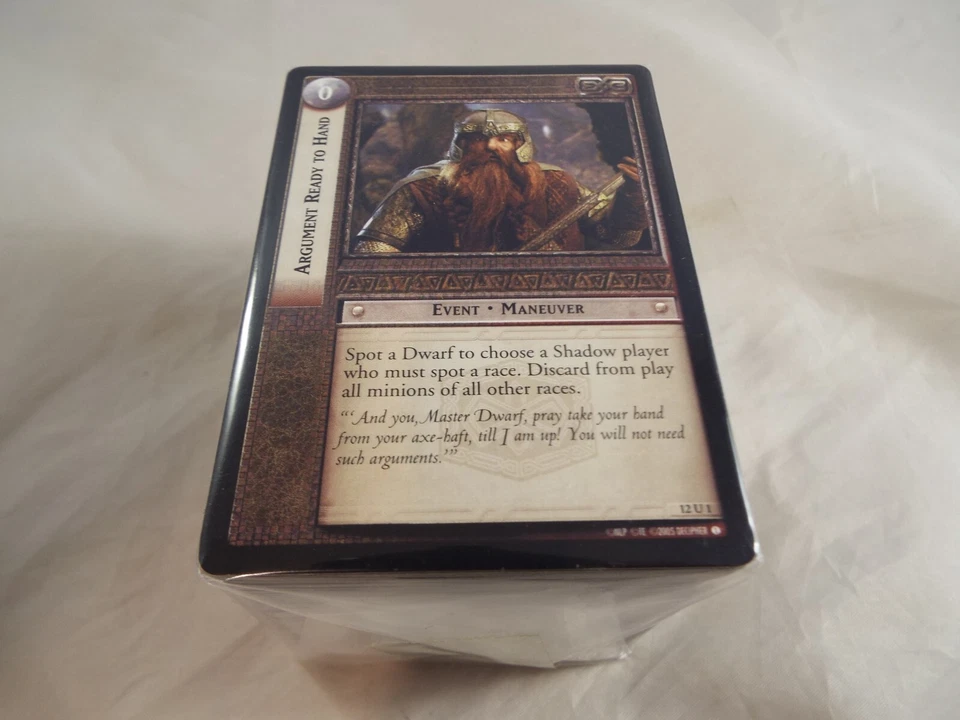 LORD OF THE RINGS TCG THE BLACK RIDER COMPLETE SET OF 194 - Image 1 of 1