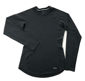 Patagonia Capilene Base Layer Womens Medium Black Long Sleeve Shirt
