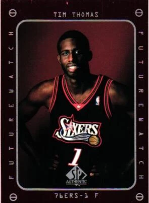 1997-98 SP Authentic #172 Tim Thomas - Image 1 of 2