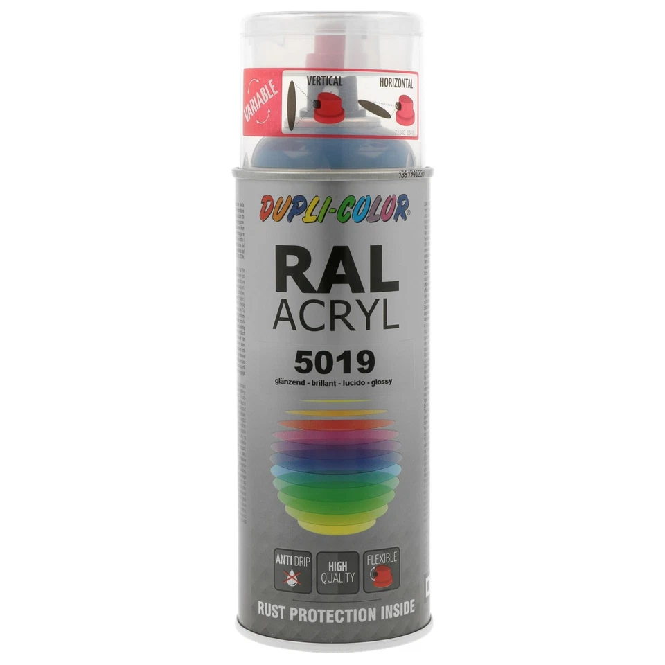 DupliColor DS Acryl-Lack RAL 5019 capriblau glänzend (400ml) - Bild 1 von 1