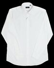 NWT Spier & Mackay Contemporary White Fine Twill Spread Collar Dress Shirt 16.5