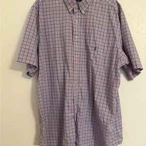 Ralph Lauren Blue and Red Casual Button Down Shirt - Picture 1 of 4
