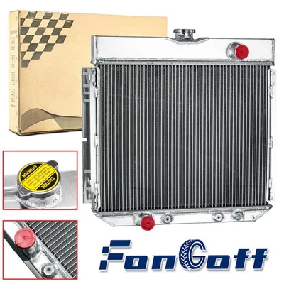 3 Row Radiator Fit 67~73 Ford Mustang Maverick 1971-72 Mercury Comet 2.8L AT Foto 1 de 4