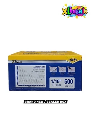 QEP Xtreme White 1/16 in. Clip, Part A of 2-Part Tile Leveling System 500-Pack - Image 1 of 4